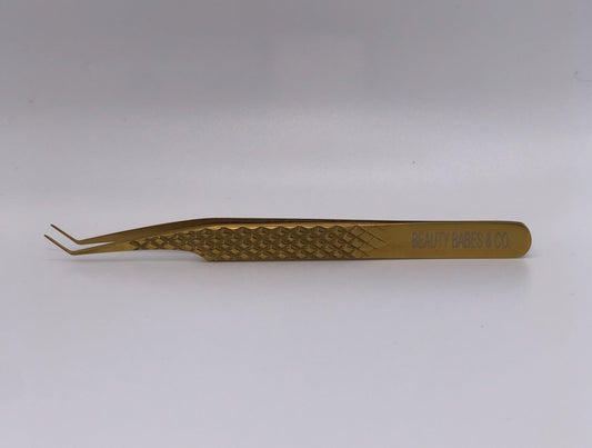 45 degree volume grip tweezer