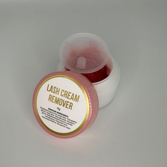 Lash removal cream